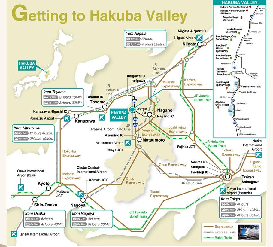 Access to Hakuba