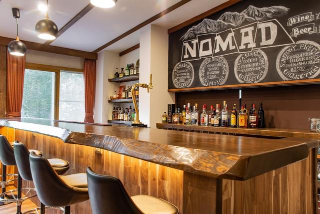 Enjoy a relaxing evening at the Nomad bar with a selection of drinks